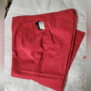 Ralph Lauren black label red dress pants 22w NWT